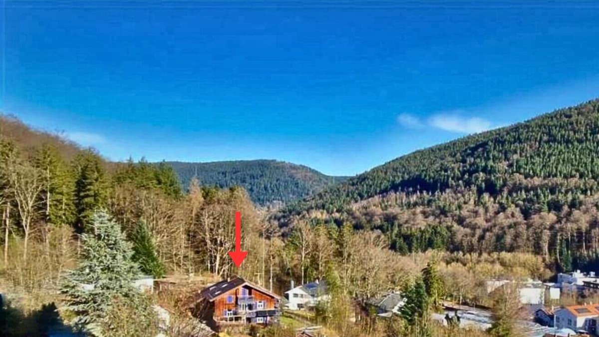 Kuckucksnest - Ferienwohnung Mit Traumblick Im Schwarzwald Bad Wildbad Exterior photo